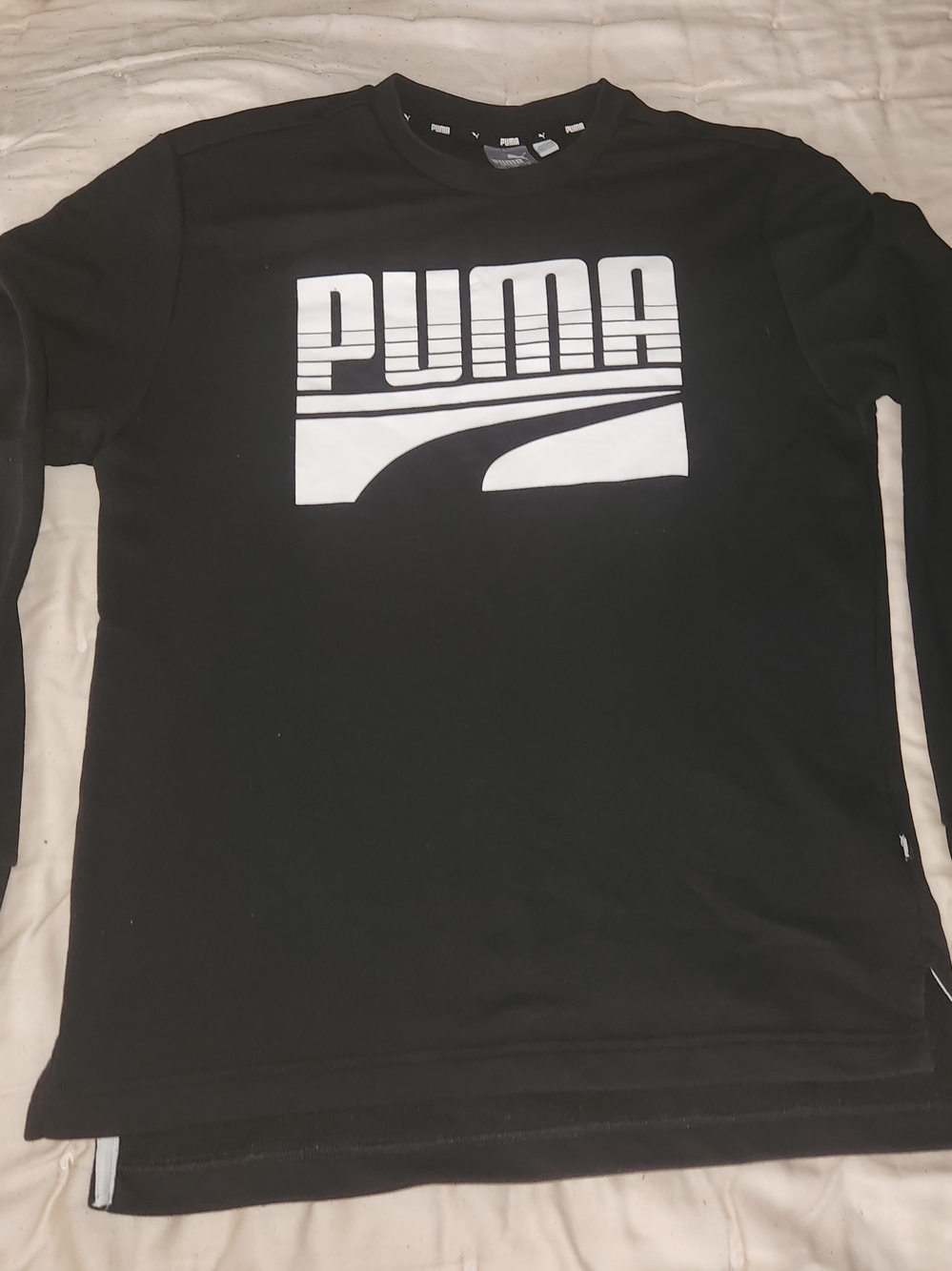 Puma Rebel Bold Sweatshirt - Authentic- Black - NWOT- Size Small